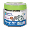 Learning Resources Money Jar with Play Bill and Coins 0017